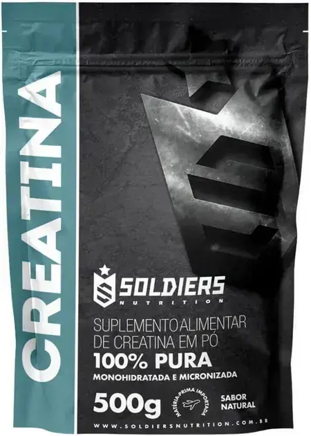 1. Creatina Monohidratada 500g - Soldiers Nutrition