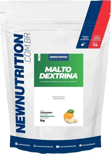 2. Maltodextrina 1000G Refil Tangerina - Newnutrition