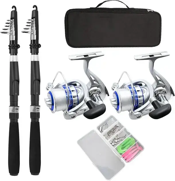 5. Conjunto Vara de Pesca 2,1m - Ministoream