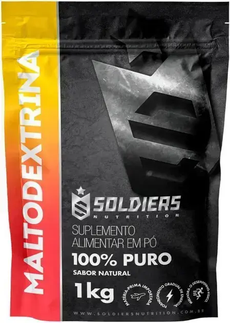 5. Maltodextrina 1Kg - 100% Puro Importado - Soldiers Nutrition