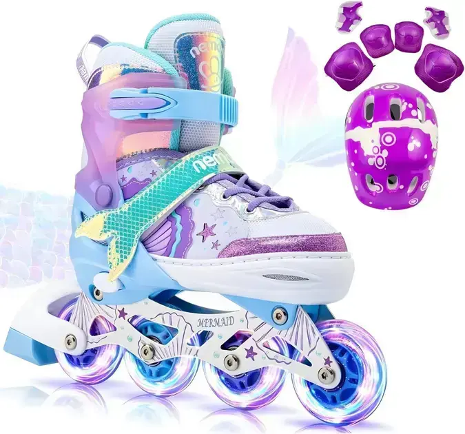5. Patins Infantil 4 Rodas Ajustável - Genérico